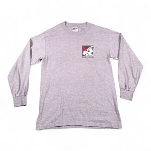Vintage San Diego Zoo Shirt Adult SMALL Gray Panda Hua Mei Bai Yun Animals Y2K